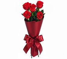Букет 5 Красных роз Эдлесс Лав в Рязанской