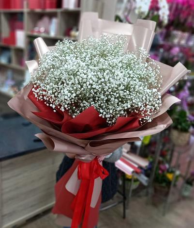 Букет цветов из: Гипсофила в Рязанской