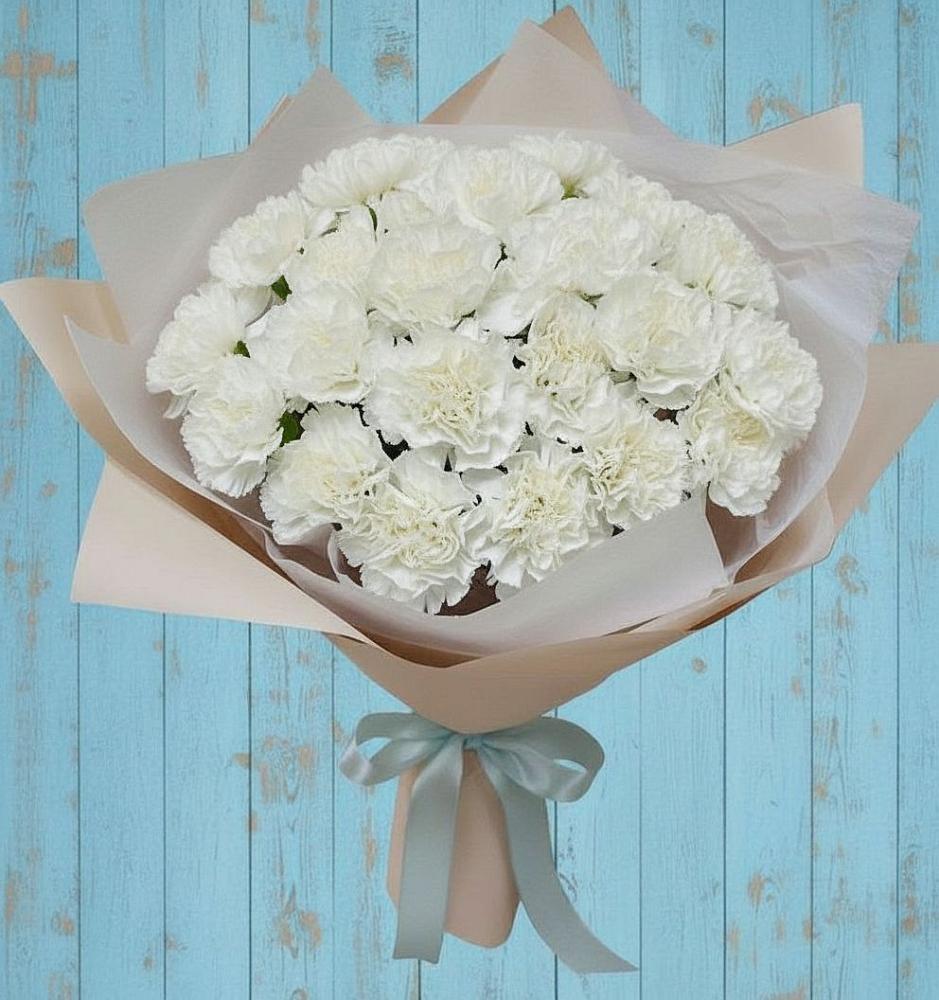 Букет цветов из: Гвоздики в Рязанской