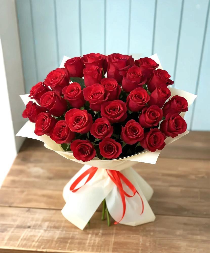 Букет 29 Красных роз в Рязанской