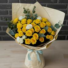 Букет цветов из:  Розы #REPLACE_PRED# Рязанской