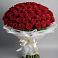 Букет 101 Красная роза Блэк Мэджик в Рязанской