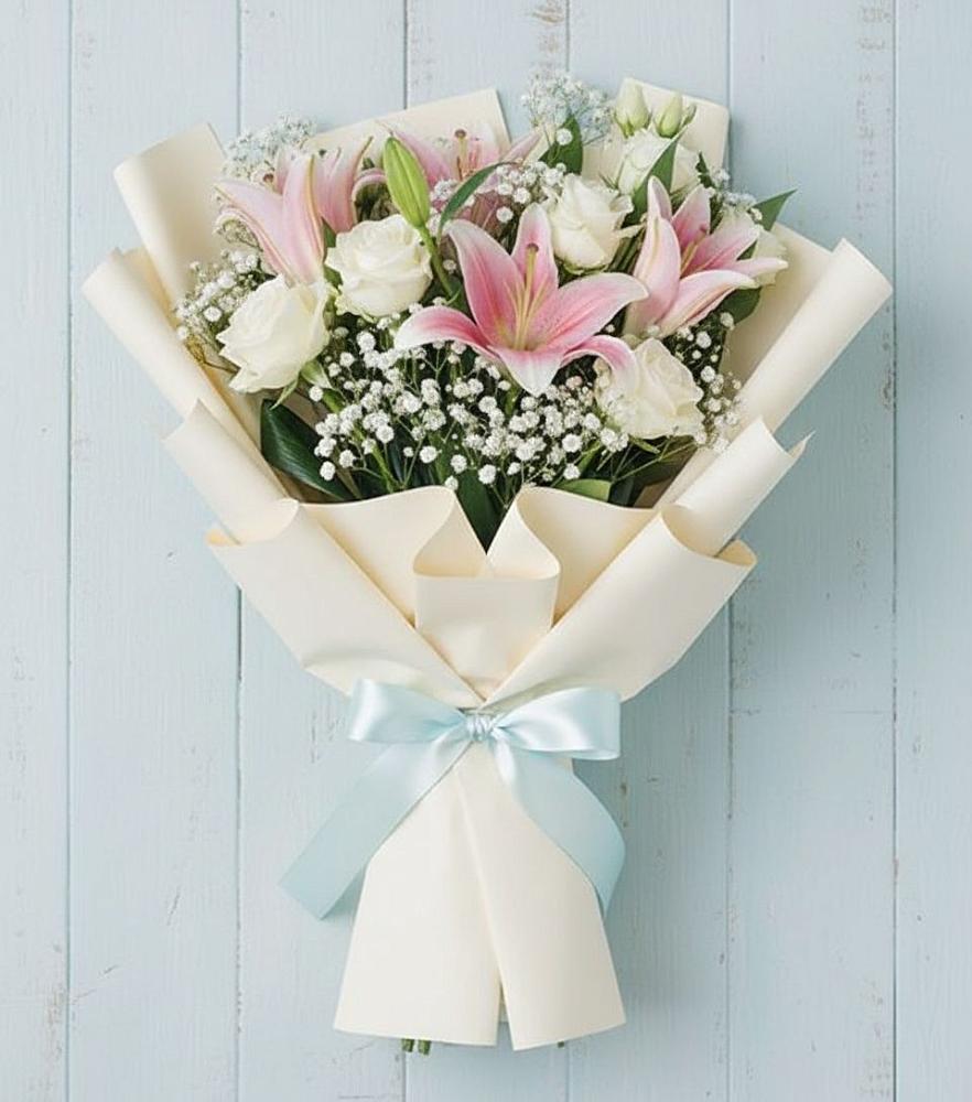 Букет цветов из: Лилии в Рязанской