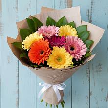 Букет цветов из:  Герберы #REPLACE_PRED# Рязанской