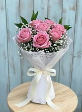 Букет цветов из:  Розы в Рязанской
