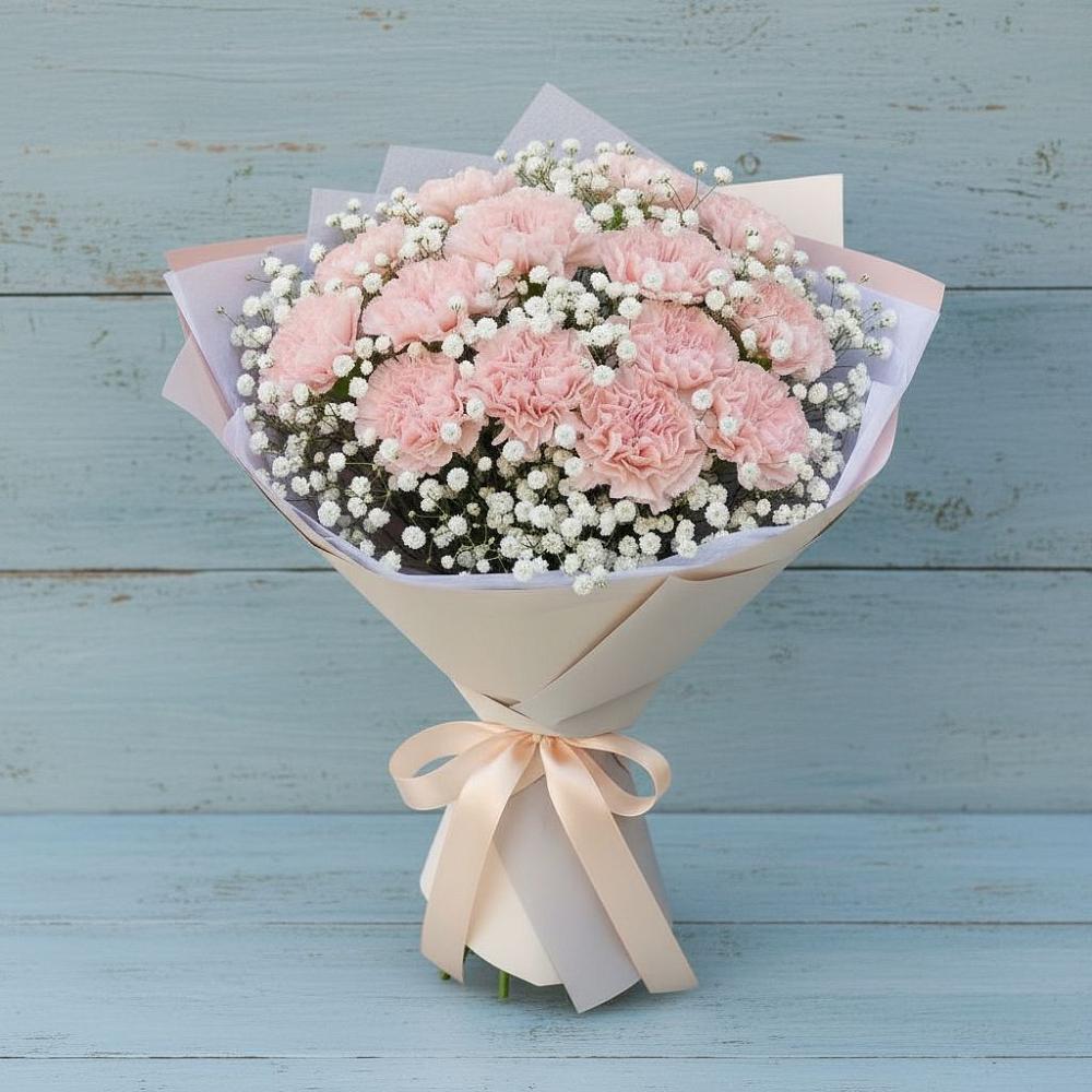 Букет цветов из: Гвоздики в Рязанской