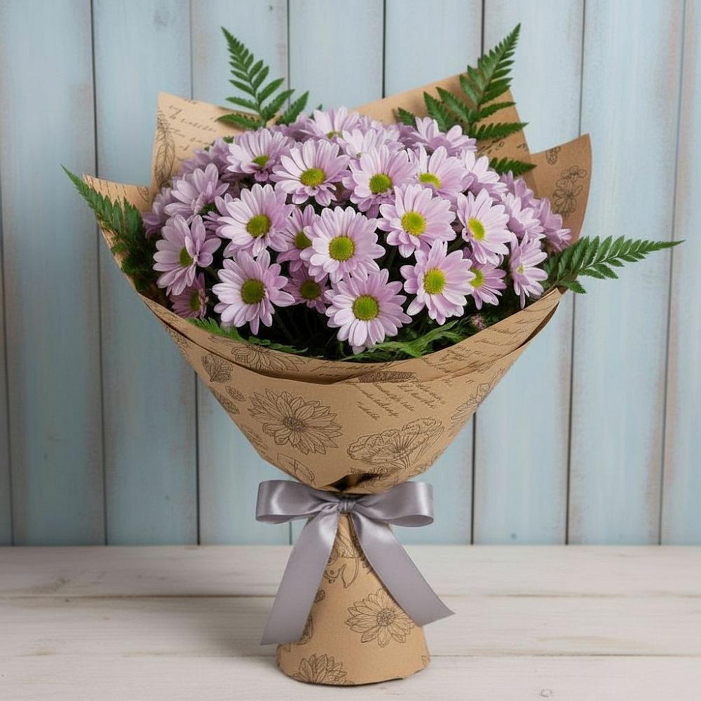 Букет цветов из: Хризантемы в Рязанской