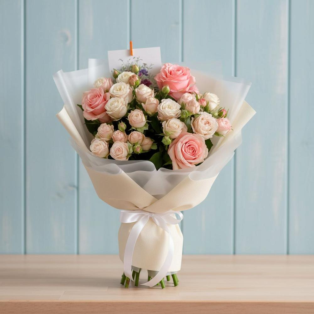 Букет цветов из: Розы в Рязанской