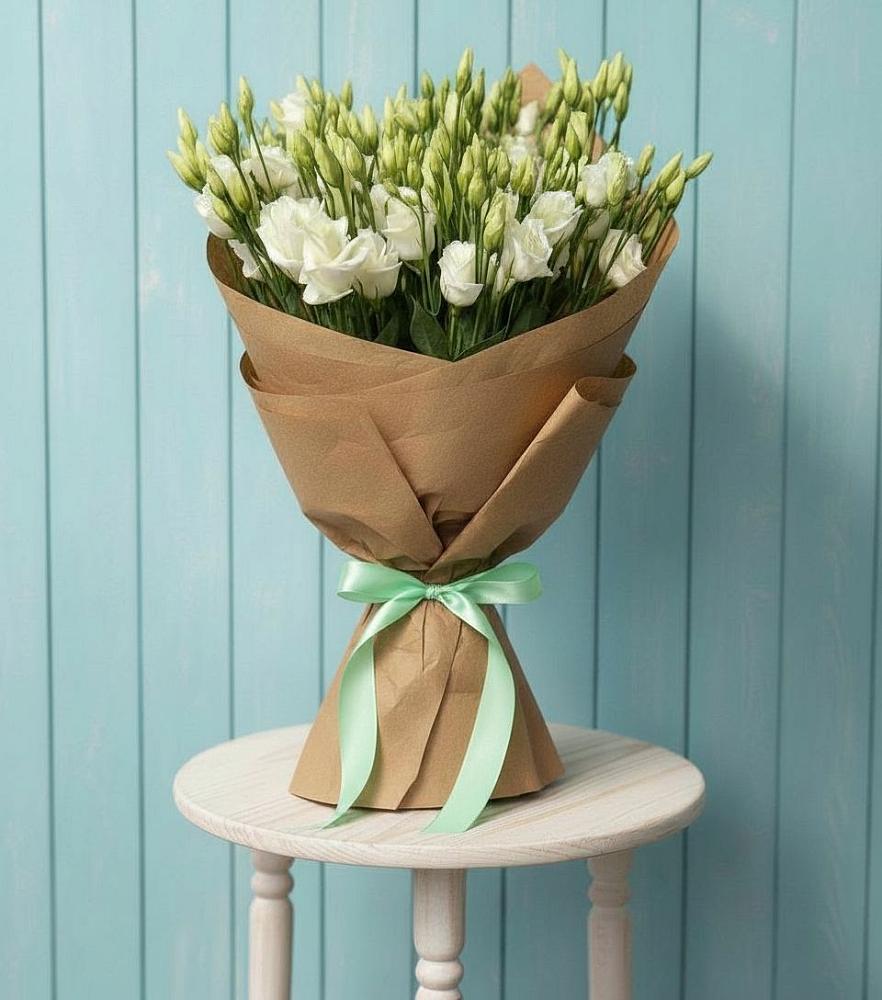 Букет цветов из: Лизиантусы в Рязанской