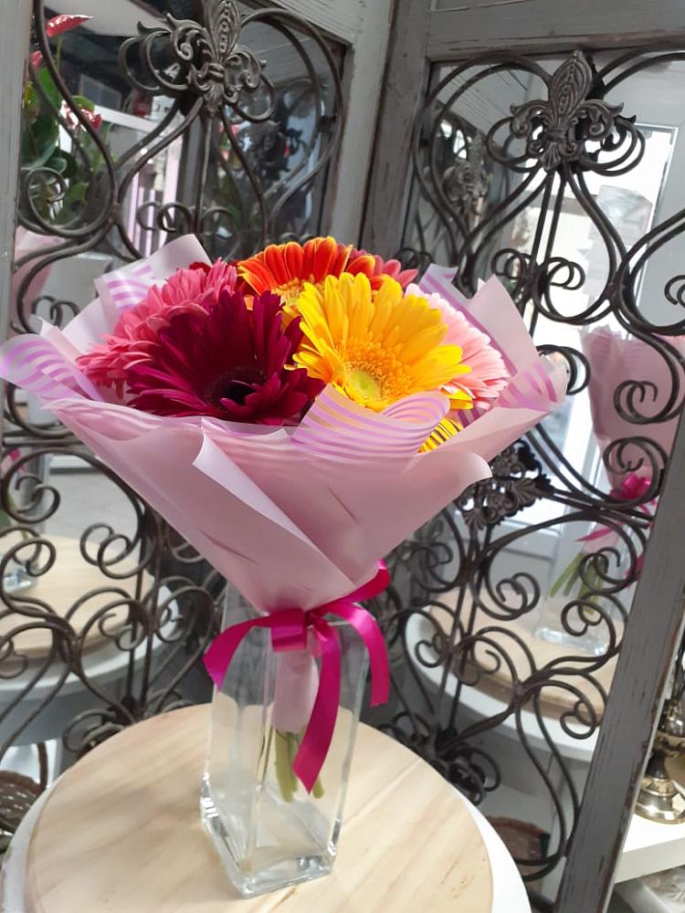 Букет цветов из: Герберы в Рязанской