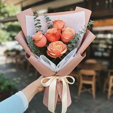 Букет цветов из:  Розы в Рязанской