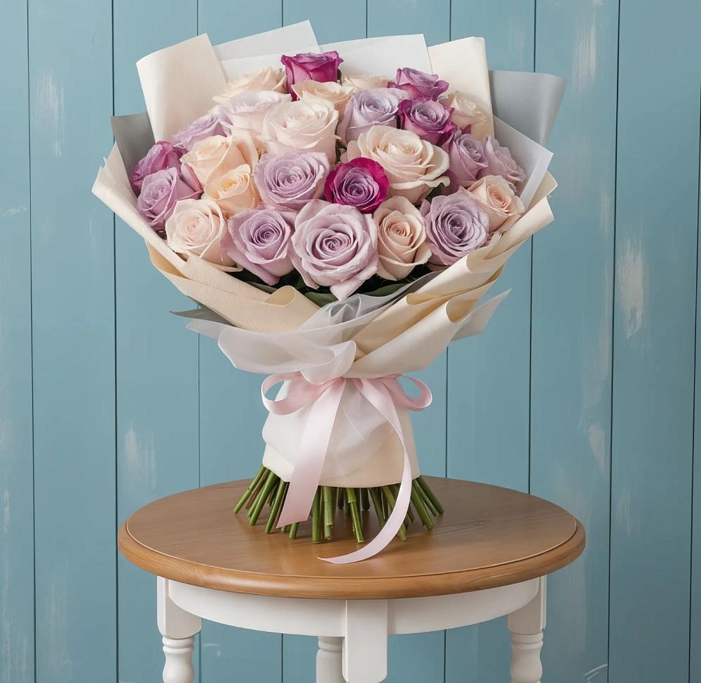 Букет цветов из: Розы в Рязанской