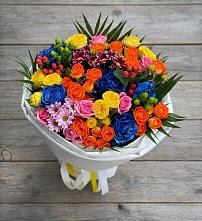 Букет цветов из:  Розы и Хризантемы #REPLACE_PRED# Рязанской