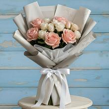 Букет цветов из:  Розы в Рязанской