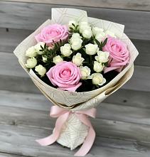 Букет цветов из:  Розы в Рязанской