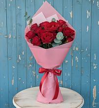 Букет цветов из:  Розы в Рязанской