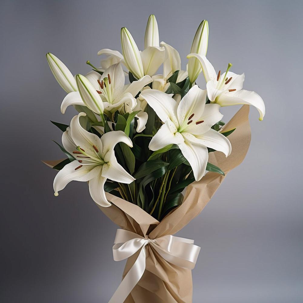 Букет цветов из: Лилии в Рязанской