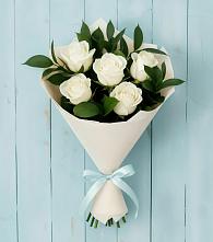 Букет цветов из:  Розы в Рязанской