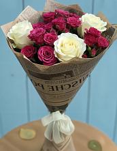 Букет цветов из:  Розы в Рязанской
