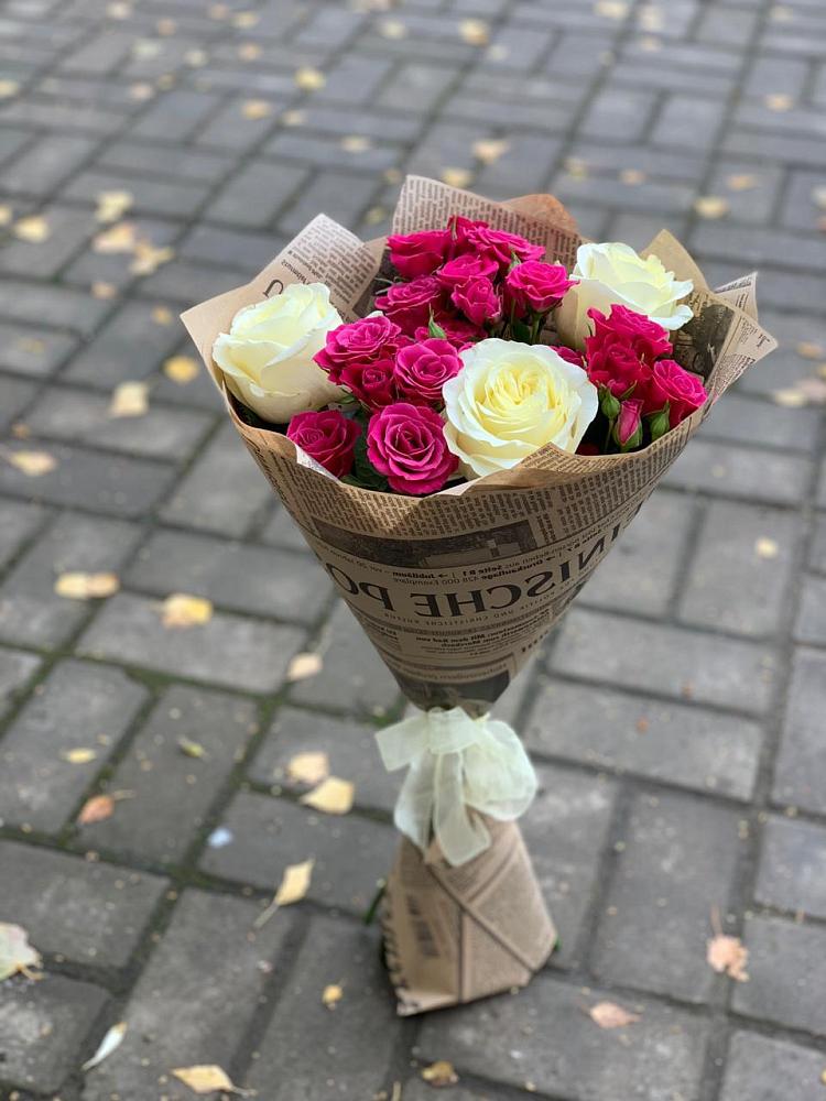 Букет цветов из: Розы в Рязанской