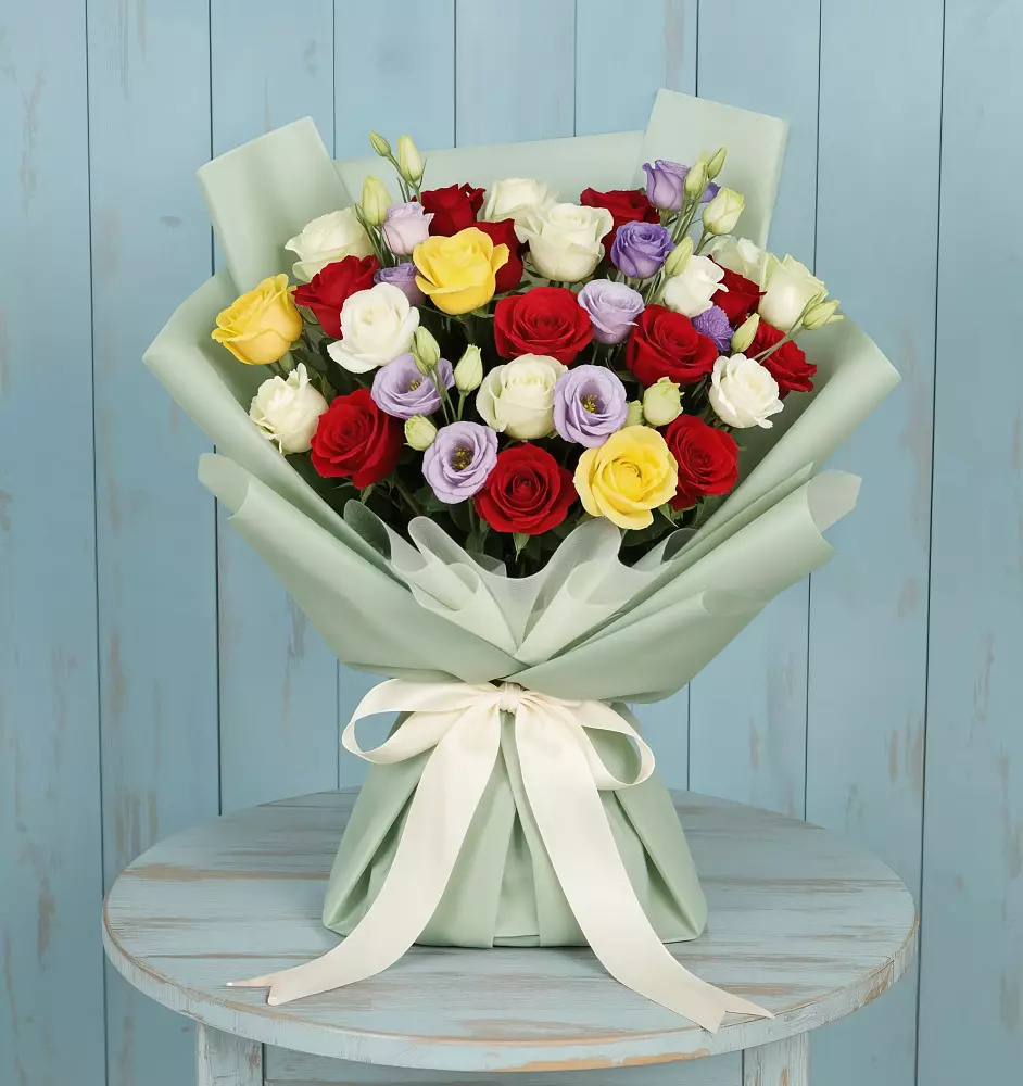 Букет цветов из: Розы в Рязанской