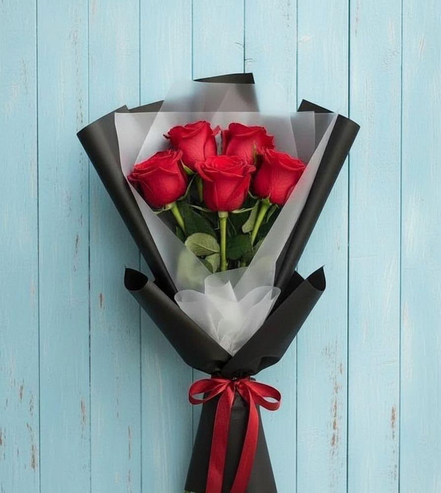 Букет цветов из: Розы в Рязанской