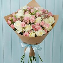 Букет цветов из:  Розы в Рязанской